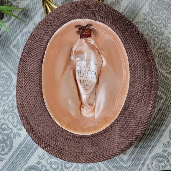 Vintage | Beacon Hill | S Brown Corduroy Fedora - Picture 9 of 12